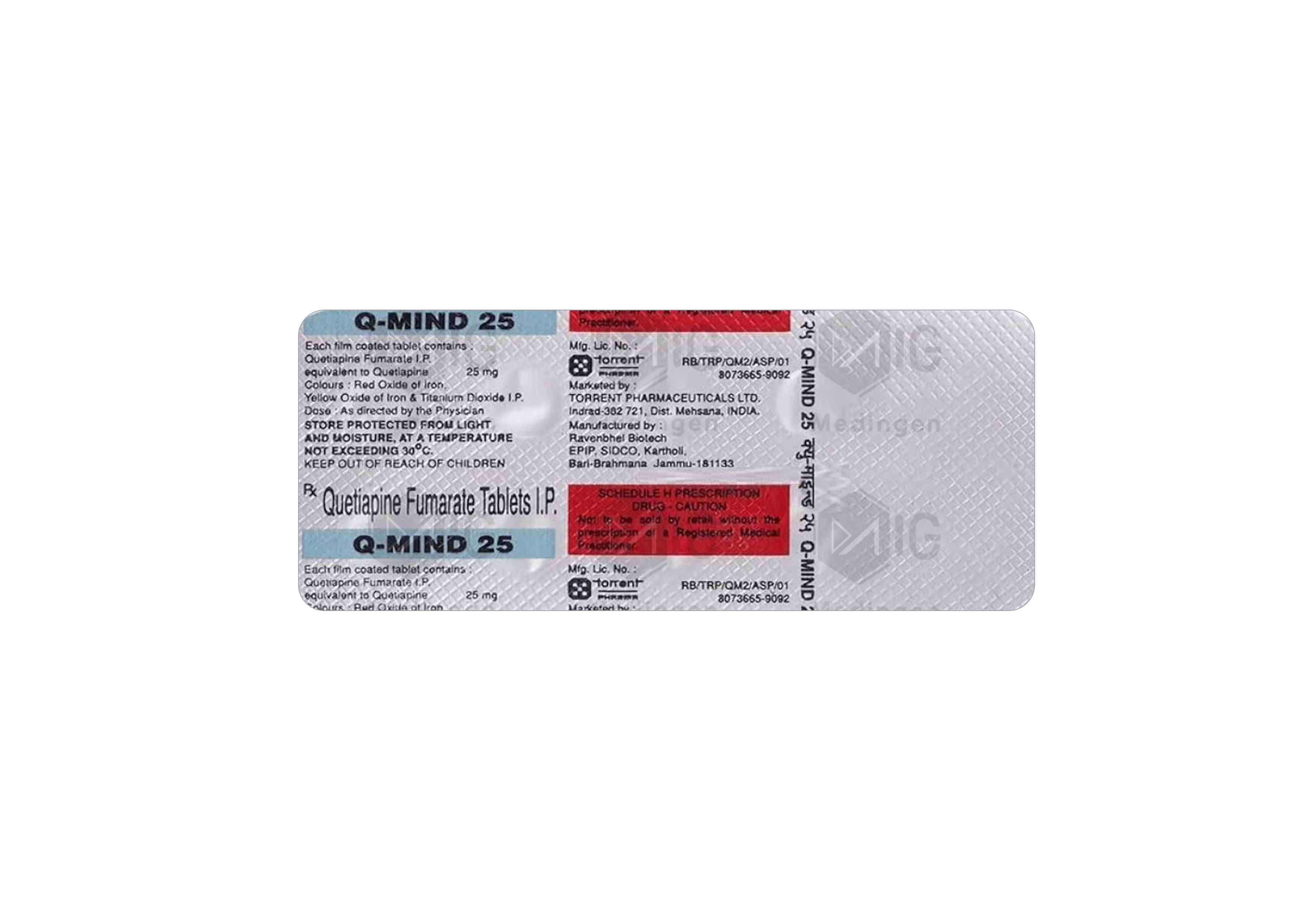 Q MIND 25MG